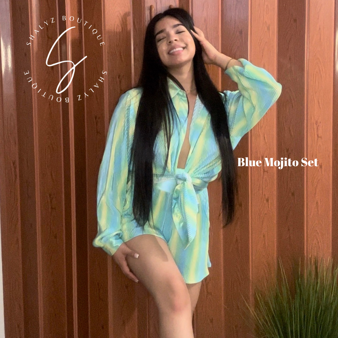 Blue Mojito 3-Piece Set