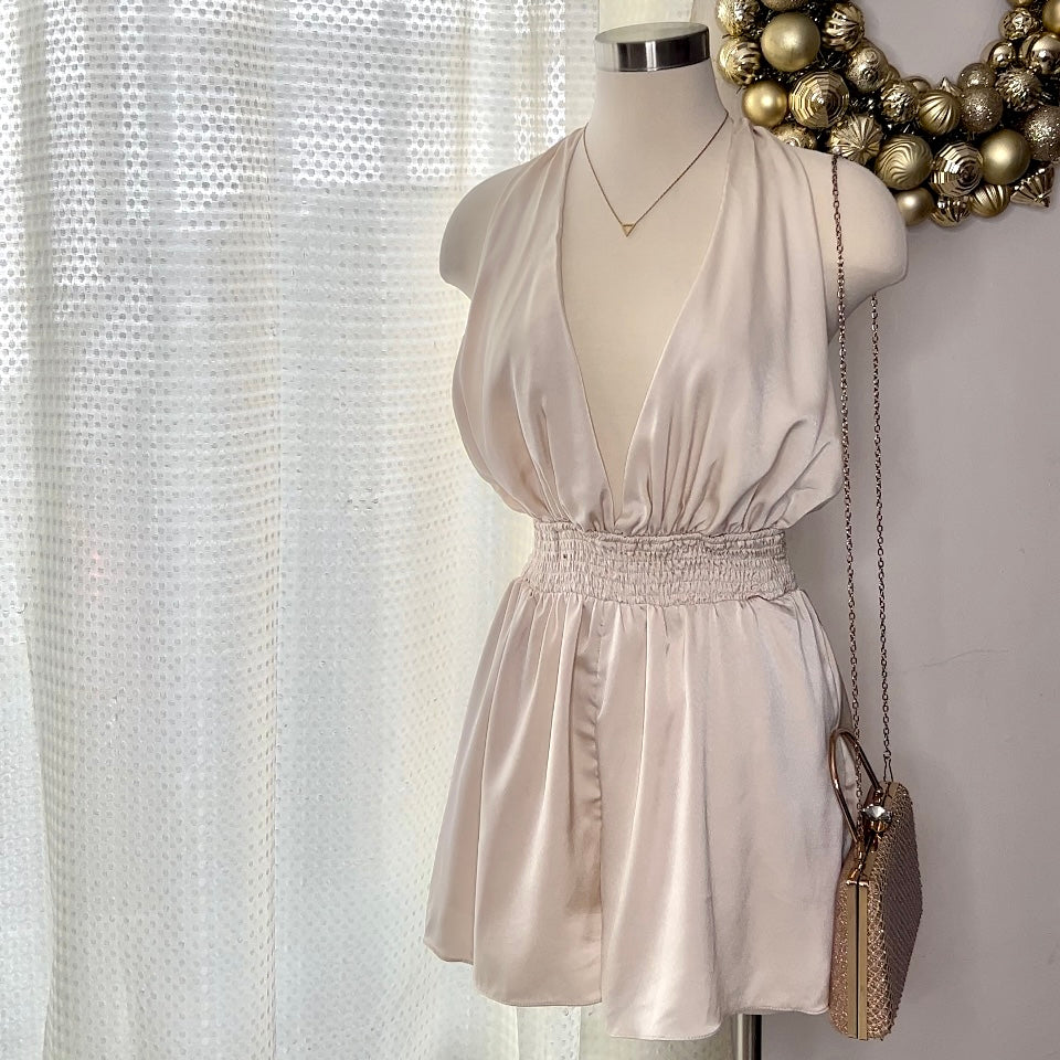 Champagne Romper