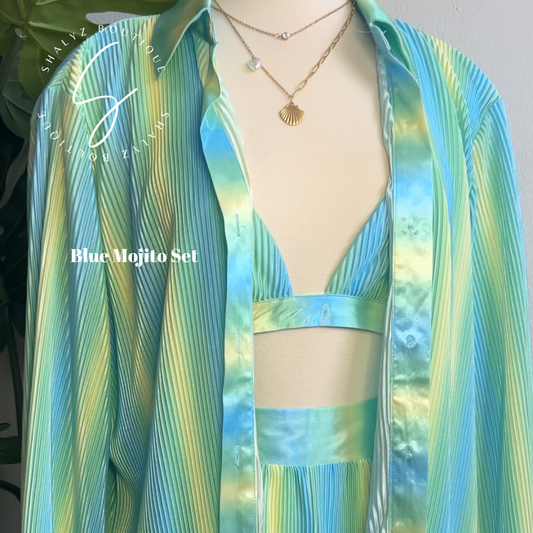 Blue Mojito 3-Piece Set