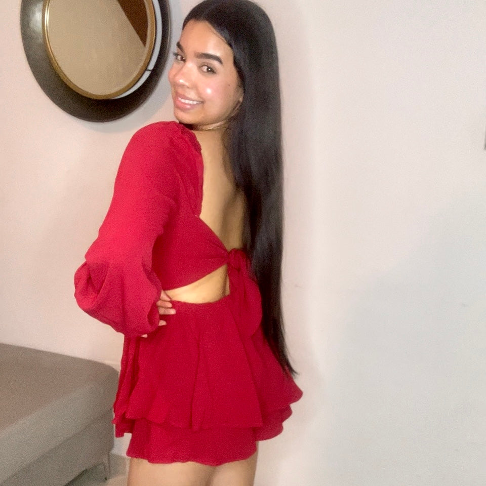 Jolly Red Romper