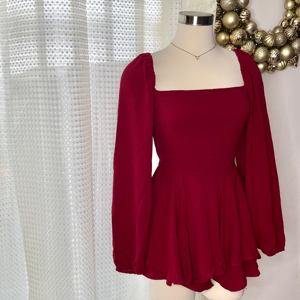 Jolly Red Romper